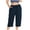 Navy, variant on Lopecy-Sta Comfy Pants Women Spring Outfits 2025 Womens Capris with Pockets Loose Fit Casual Capri Pants Dressy Lightweight Ladies Baggy Cargo Pants for Hiking