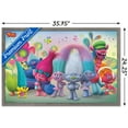 thumbnail image 3 of DreamWorks Trolls - Group Wall Poster, 22.375" x 34", Framed, 3 of 5