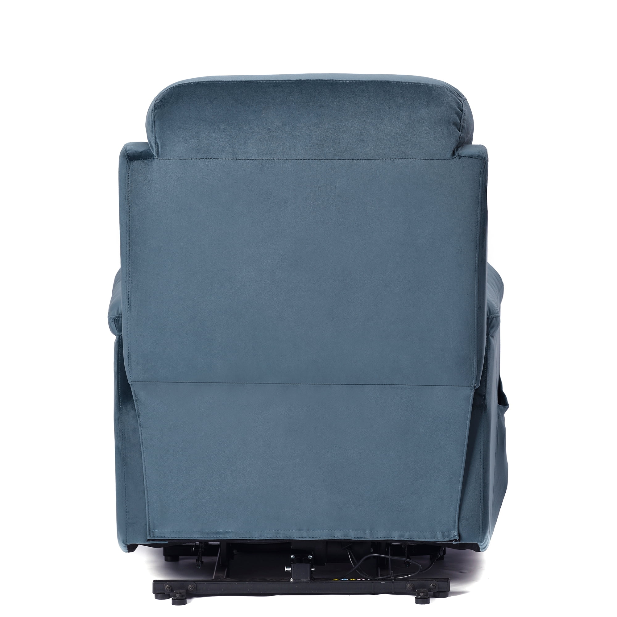 Resenkos Massage Recliner Chair, Fabric Recliner Sofa Home Theater Seating with Lumbar Support, Power Lift Recliner Chair for Living Room, Navy Blue Resenkos Massage Recliner Chair, Fabric Recliner Sofa Home Theater Seating with Lumbar Support, Power Lift Recliner Chair for Living Room, Navy Blue