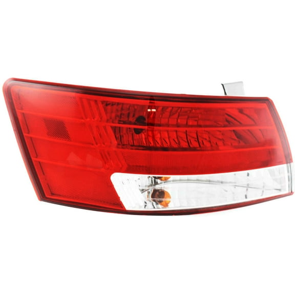 Tail Light Compatible With 2006-2007 Hyundai Sonata Left Driver Side, Outer With bulb(s)