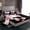 Black Pink 02, variant on Feelyou Kawaii Cartoon Axolotl Full Size Sheets, Black Pink Bed Sheets, Japanese Cherry Blossoms Sheet Sets, Luxury Bedroom Decor, 4 Pieces