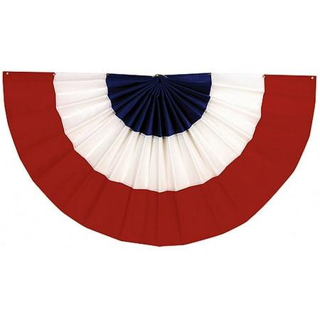 - Amscan Stars & Stripes Fourth of July Party Large Bunting Banner Decoration, Multi Color, 48 x 24