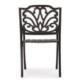 thumbnail image 2 of Noble House Alfresco Cast Aluminum Patio Dining Arm Chair in Bronze (Set of 2), 2 of 10