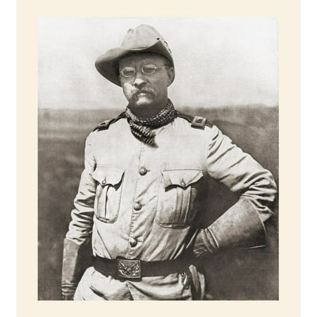 Theodore Roosevelt Jr 1858 1919 American Statesman Author Explorer Soldier Naturalist Reformer Who Served 26th President United States Seen Here Whilst Serving Rough Riders During
