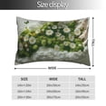 thumbnail image 2 of Kdxio Cotton Pillow Cases 20"x30" Pillowcases,Soft and Breathable Bedroom Pillow Cases-Nature Hand Daisies Art-No Pillow Core, 2 of 5