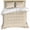 Beige, variant on Brown Farmhouse Duvet Cover Set, Vintage Country Monochrome Textured Soft Duvet Cover Queen Size Bedding Set 4 Pieces, 1 Quiltcover and 2 Pillowcases with Zipper, 1 Bed Sheet for All Seasons