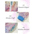 thumbnail image 5 of XXWXYD Boys Girls Sequin Bom𝖻er Jacket Glitter Sparkly Jacket Birthday Party Shiny Outwear Clothes Dance Performance, 5 of 6