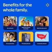 Walmart Family Mobile Moto G Play 2024, 64GB, 4G, Blue - Prepaid Smartphone [Locked to Walmart Family Mobile]