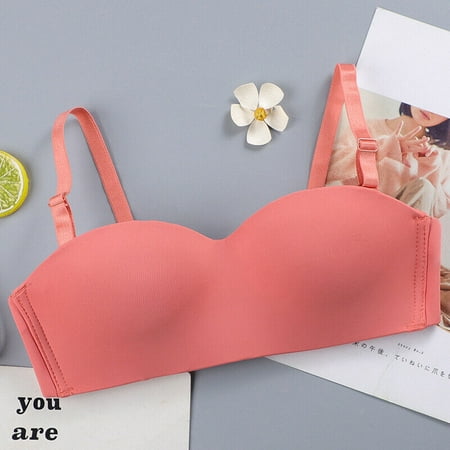 

Ladies Underwear Sexy Invisible Bra Padded Multiway Strapless Push Up Bra Top