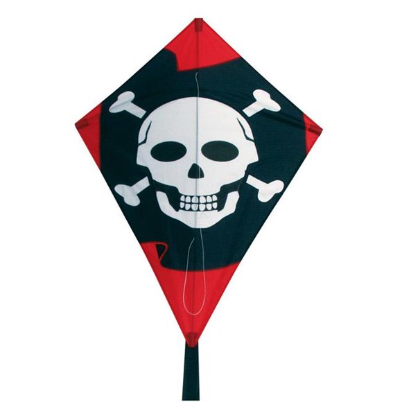 Sky Dog Kites SKK12202 26 in. Pirate Diamond Shaped Kite