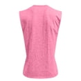 thumbnail image 5 of Casual Sleeveless T Shirts for Men Vintage Polo Tank Tops Summer Muscle Shirts No Sleeve Cut Off Henley Shirt Pink L, 5 of 5