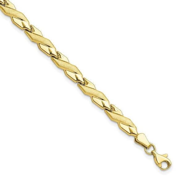 Auriga Fine Jewelry 10K Yellow Gold Bracelet 7" for Women