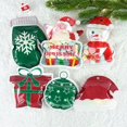 thumbnail image 2 of Bolsas de embalaje de dulces de Navidad, almacenamiento de galletas de Papá Noel, decoración de Feliz Navidad para el hogar, Año Nuevo, 2024, 10 unidades, 2 of 4