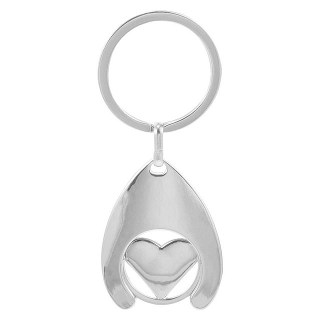 Portable Trolley Remover Hanging Token Key Zinc Alloy Trolley Token Trolley Supply Shopping Trolley Token Hanging Token Keyring