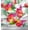 White, variant on Soimoi Cotton Duck Fabric Leaves,Laceleaf & Lupine Floral Print Fabric by The Yard 42 Inch Wide