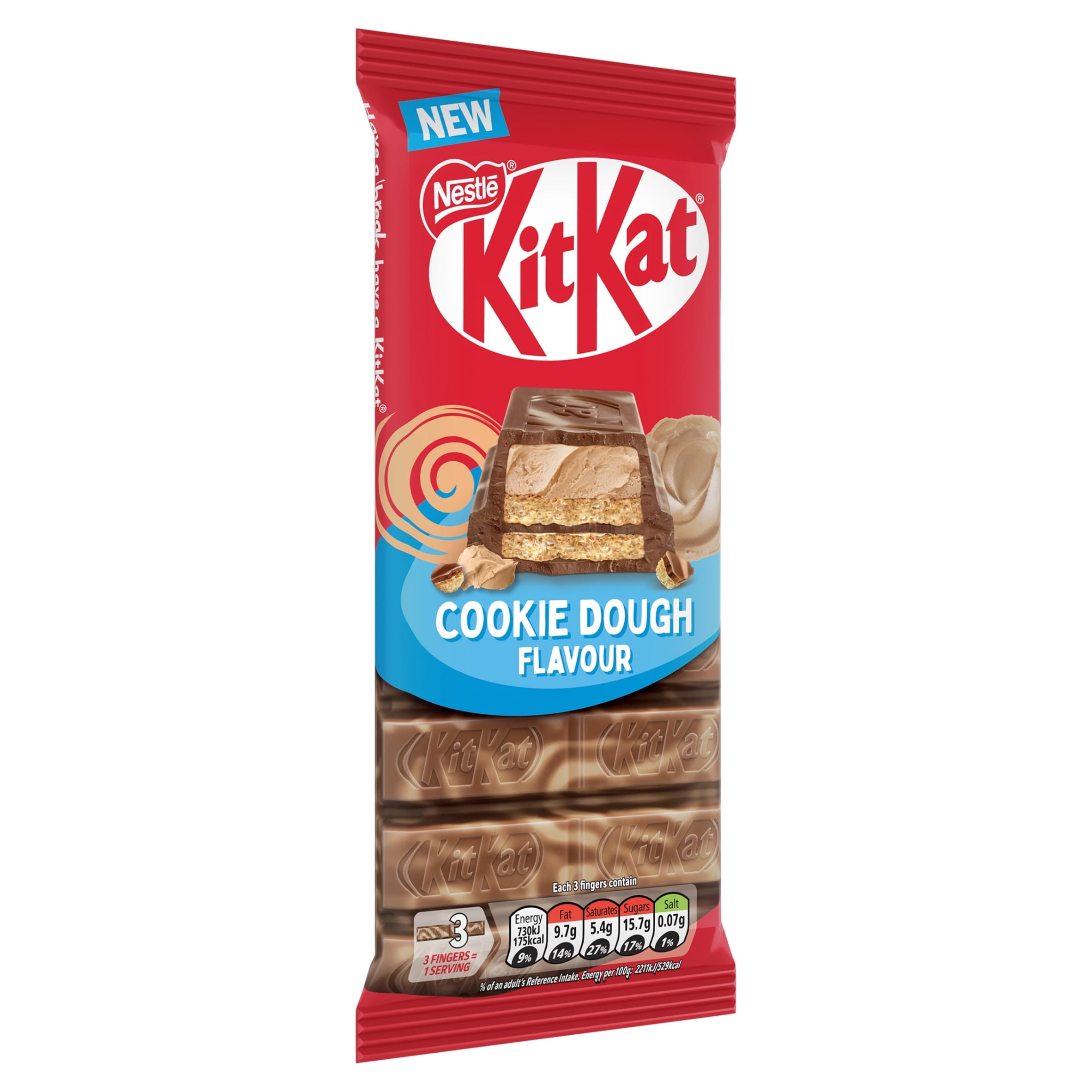 KitKat Cookie Dough Flavour Chocolate Sharing Bar 99g, Imported