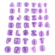 thumbnail image 3 of Moldes de plástico Jadeshay para tartas con letras 40 piezas decoración, 3 of 12