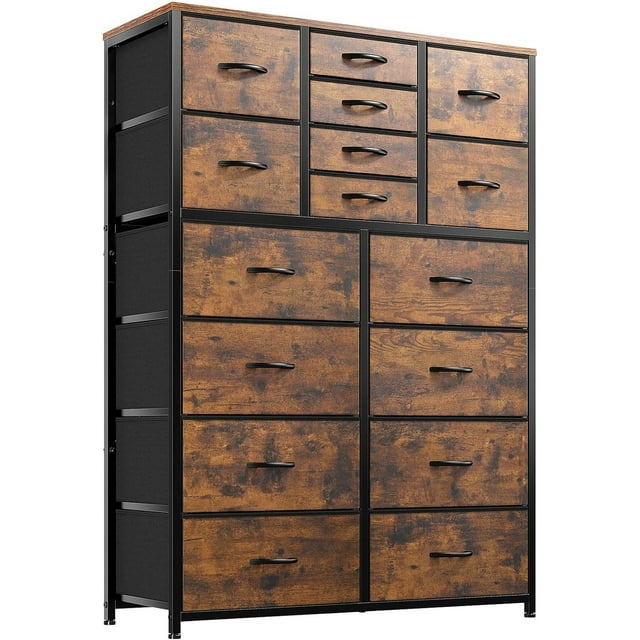 Mueble Cajonera para Recamara 16 Cajones De Tela FABATO