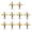 Golden, variant on 10Pcs Stainless Spinnerbait Props Plug Casting Fly Propeller Spinnerbait Fishing Lures Topwater Fishing Lures