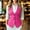 Hot Pink, variant on Women's V Neck Solid Sleeveless Suit Vest Button up Waistcoat Casual Layering Jacket for Spring Autumn office Wear White