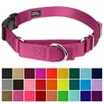 thumbnail image 2 of Country Brook Petz® Rose Durable Nylon Martingale with Deluxe Buckle - Made in the USA, Small, 2 of 7