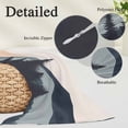 thumbnail image 3 of Mountain Forest Body Pillow Covers 20"x54", Nature Tree Scenery Watercolor Pink Blue Soft Brushed Microfiber Breathable Throw Pillow Covers, Pillowcase with Zipper for Couch Sofa Bedroom Living Room, 3 of 9