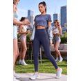 thumbnail image 5 of Cadmus Butt Lifting No Front Seam Workout Leggings for Women Tummy Control High Waist Seamless Pilates, Casual, Gym, Running, 5 of 8
