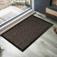 thumbnail image 3 of Evideco Tan Lea PVC Door Mat 32x24 Inches - Non-Slip Backing, Weather Resistant - Indoor Outdoor - Front Door Mat for Entryway, Porch, Patio, 3 of 6