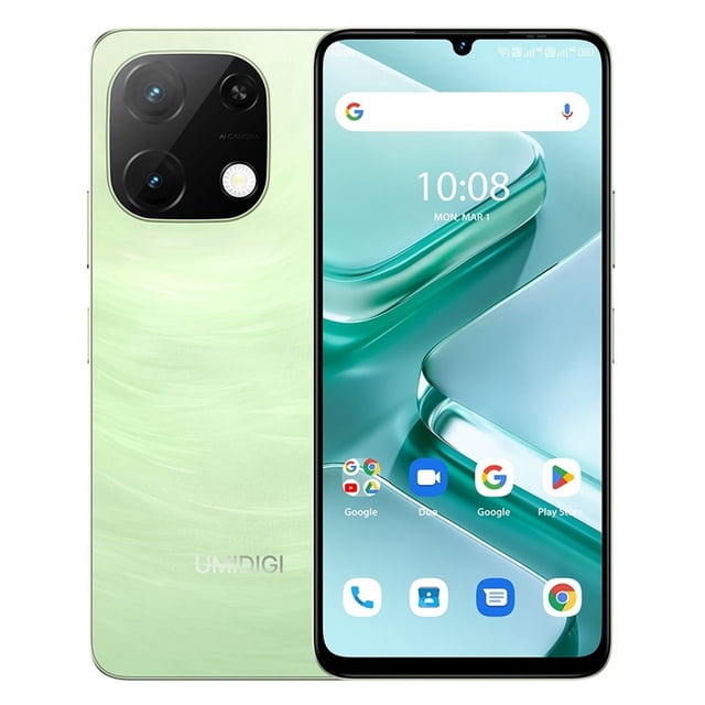 Smartphone Umidigi Note 90 Dual SIM 256GB 4GB +4GB RAM Grass Green Desbloqueado