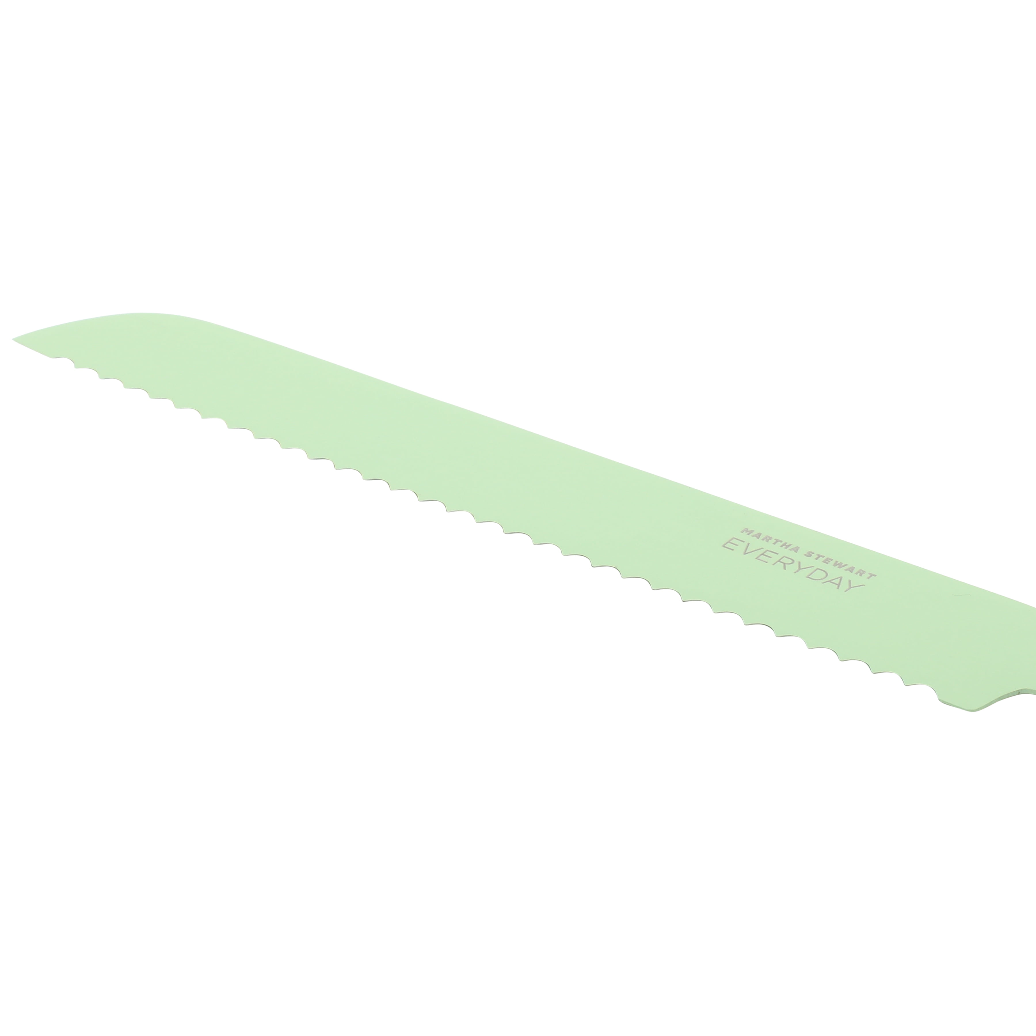 Martha Stewart Everyday Keston 6-Piece Stainless Steel Knife Set with Ergonomic Handles, Sage