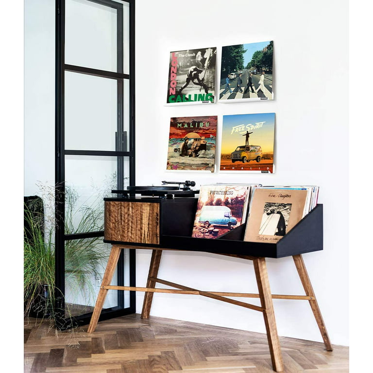 Wall Mounted Acrylic Record Storage Holder Elegant Vinyl - Temu