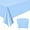 Light Blue, variant on 3 Pack Plastic Light Blue Tablecloth, 54 X 108Inch Disposable Baby Blue Scalloped Dessert Tablecoth for Rectangle Table Waterproof Spring Table Cover for BBQ Picnic Wedding Birthday Baby Shower Decor