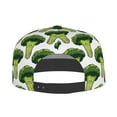 thumbnail image 2 of Kdxio Cute Broccoli Print Snapback Hat for Men Women,Adjustable Baseball Cap, 2 of 7