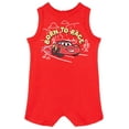 thumbnail image 3 of Disney Cars Lightning McQueen Tow Mater Guido Henley Romper and Sleeveless Romper Newborn to Infant, 3 of 5