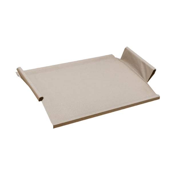 Funda de repuesto para cama elevada para perros, pieza de reparación, fácil de limpiar, resistente al desgaste, alta Gris L