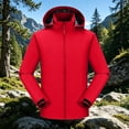 thumbnail image 7 of Cmfcve Rain Jacket for Women Waterproof Lightweight Windbreaker Jacket with Hood Packable Zipper Raincoat with Pockets M-4XL, 7 of 7