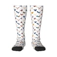 thumbnail image 2 of Picia Women Crew Soft Moisture-wicking Socks Various Rooster Pattern Design Cotton Socks, One Size fit All, 2 of 9