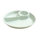 thumbnail image 2 of Juego de Platos Llanos Ecológicos de Paja de Trigo con Bandeja Dividida para Comida, Plato de Tres Compartimentos para Niños y Adultos, Apto para Lavavajillas, Platos de Cerámica Verde, Precio Especi, 2 of 7