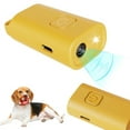 thumbnail image 2 of Ultrasonic Dog Repeller Training Aid with Charging Cable Yellow, 2 of 9