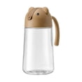 thumbnail image 1 of Brown Leak-Proof Glass Oil Bottle Automatic Drip-Free Spout Durable Design For Kitchen Condiments Soy Sauce Vinegar Compact Storage #5bb88, 1 of 6