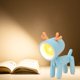 thumbnail image 1 of Luz De Noche Lámpara de dormitorio de animales Lámpara de escritorio ajustable para decoración de habitaciones (Azul ciervo) Wdftyju Libre de BPA, 1 of 2