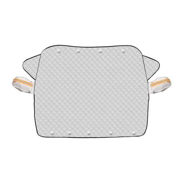 CAIROYAR Funda para parabrisas de coche con espejo lateral, parasol de invierno♯