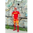 thumbnail image 4 of Wrestler Hogan Adult Mens T-Shirt Tee Halloween Costume Cosplay, 4 of 7