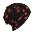 thumbnail image 6 of Easygdp Flamingo Knit Beanie, Soft Beanie Hat, Daily Beanie in Fine Knit for Women Men Winter, 6 of 7