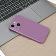 thumbnail image 6 of Case Compatible with iPhone 14 Plus 6.7 Inches, Straight Edge Fine Hole Soft Liquid Silica Gel  Grade Shockproof Fingerprint Protection(Cherry Blossom Purple), 6 of 14