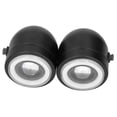 thumbnail image 4 of Faro Luz Delantera Señal Universal LED Faro Doble Lámparas Redondas Angel Eyes High Low Beam Retro DRL Blanco Amarillo Luz OTVIAP Motorcycle Headlight, 4 of 8