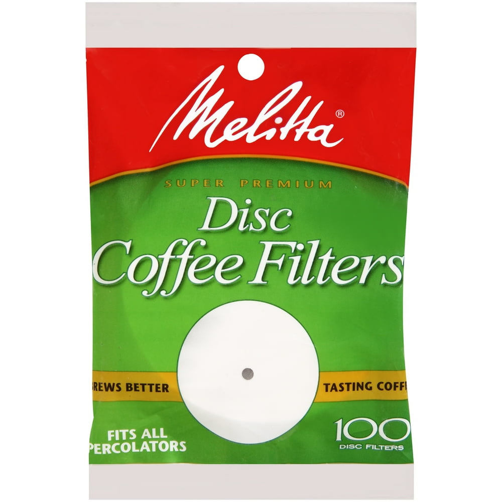 Melitta 3.5" Disc Coffee Filters, 100 Ct