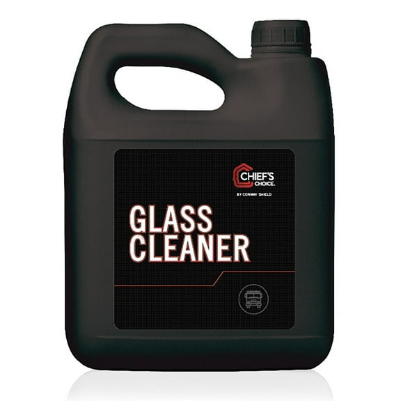 Chief's Choice Glass Cleaner, Alcohol-Based Streak-Free Cleaning Spray Formula, 1 Gallon