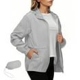 thumbnail image 3 of ameIAEA Women's Lightweight Rain Coats Outdoor Hiking Travel Windbreaker Jackets Packable Waterproof Coat, 3 of 8
