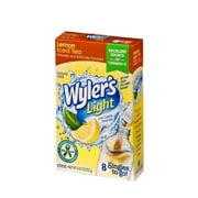 (10 pack) (10 Pack) Wyler's Light Drink Mix Singles To Go! Lemon Iced Tea, Sugar Free, 8-ct box